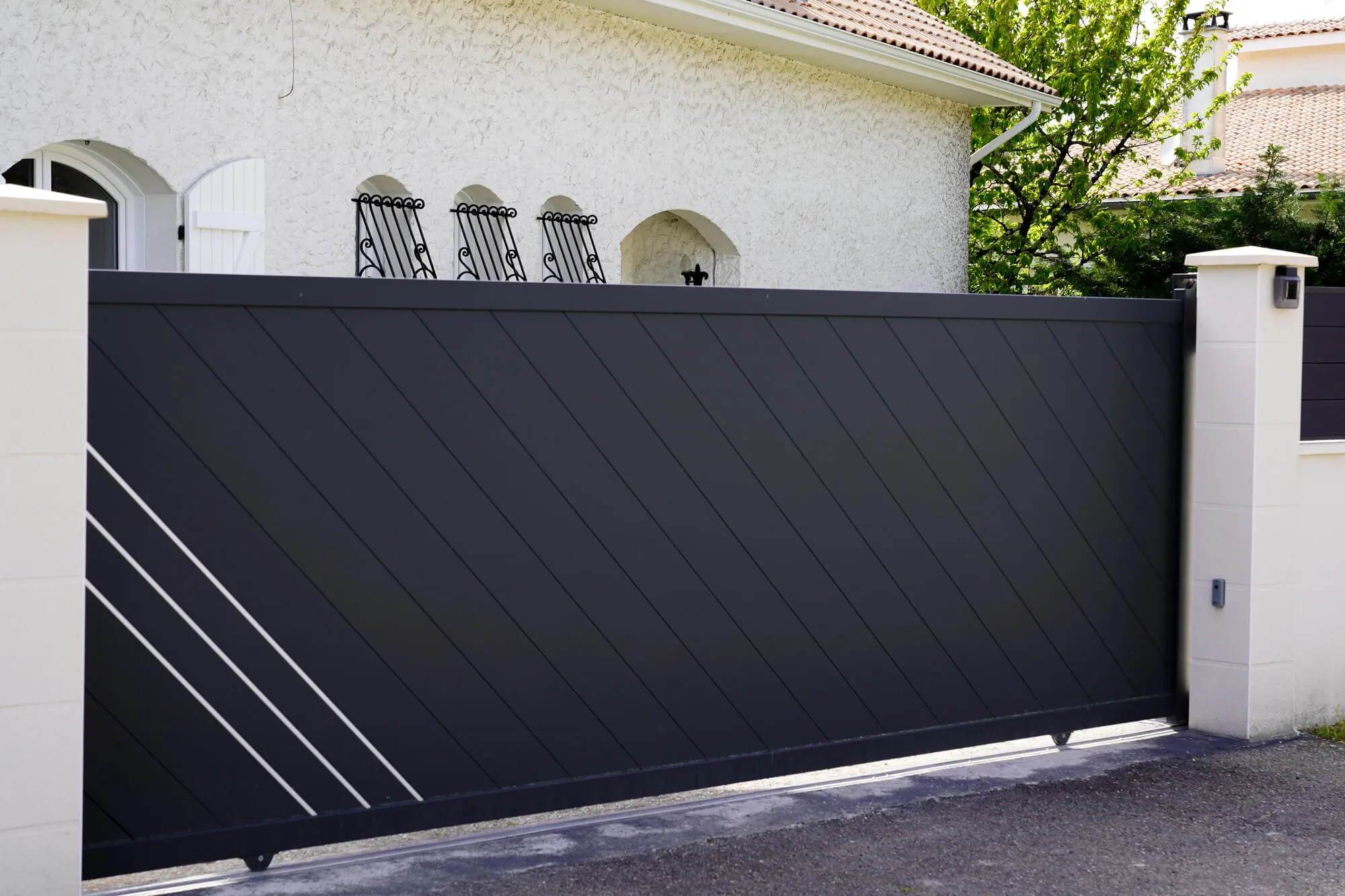 newly installed budget fence and gate