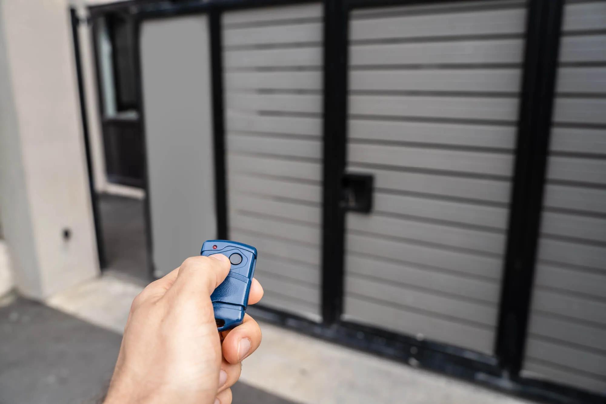 newly built automatic gate system